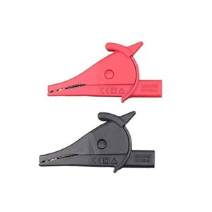 UT C02A PINZA DE COCODRILO CON ORIFICIO PASANTE