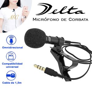 MICROFONO LAVALIER CORBATA CELULAR