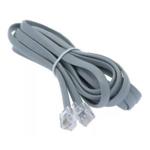 CABLE TELEFONICO DE LINEA GRIS RJ11 MULTIFUNCION