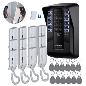 A-KIT COLL12i CENTRAL DE PORTERÍA COLLECTIVE 12i / 1 PLACA / 12 CITÓFONOS/ 12 TAGS D/F / TARJETA MASTER