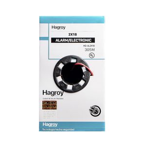 CABLE DE ALARMA CONTRA INCENDIO 2X18 UL - SIN BLINDAJE / 305M HAGROY