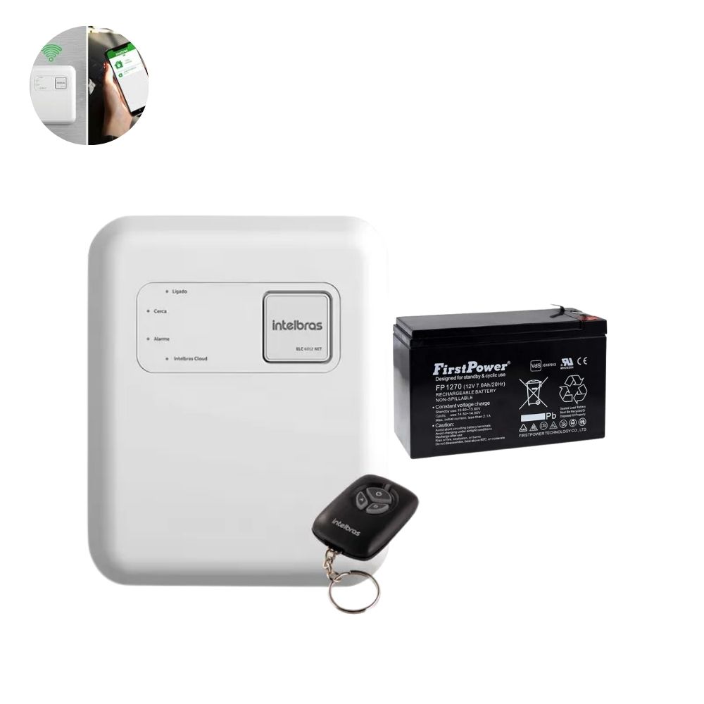 kit 6012 wifi + Bateria 7ah