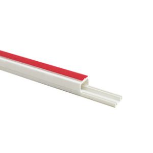 CANALETA PVC BLANCA 2000x10x10 MM EL040036