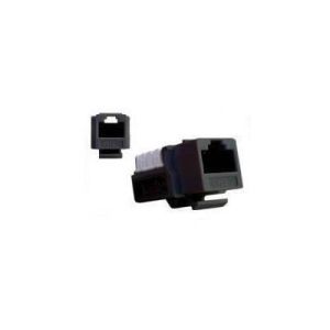 CKJ-5101 CONECTOR KEYSTONE JACK CAT 5E T568A/ NEGRO