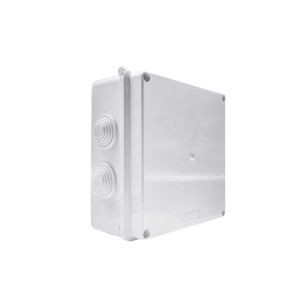 EL080218 CAJA PLASTICA CUADRADA CON CONOS 150X150X70 IP65